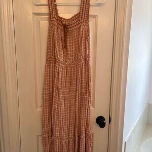 Women's Pink Gingham Dress